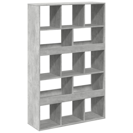 Knihovna Betonově Šedá 100 X 33 X 156,5 Cm Kompozitní Dřevo