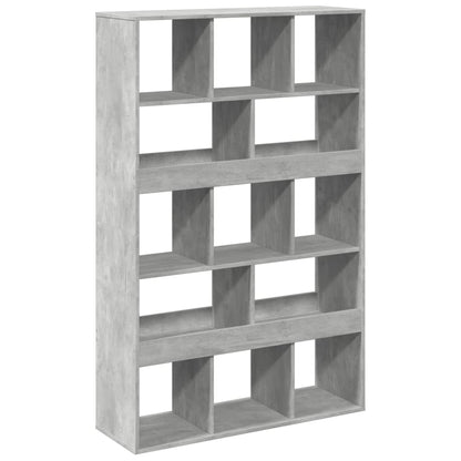 Knihovna Betonově Šedá 100 X 33 X 156,5 Cm Kompozitní Dřevo