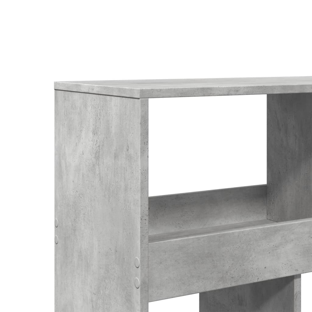 Knihovna Betonově Šedá 100 X 33 X 187,5 Cm Kompozitní Dřevo
