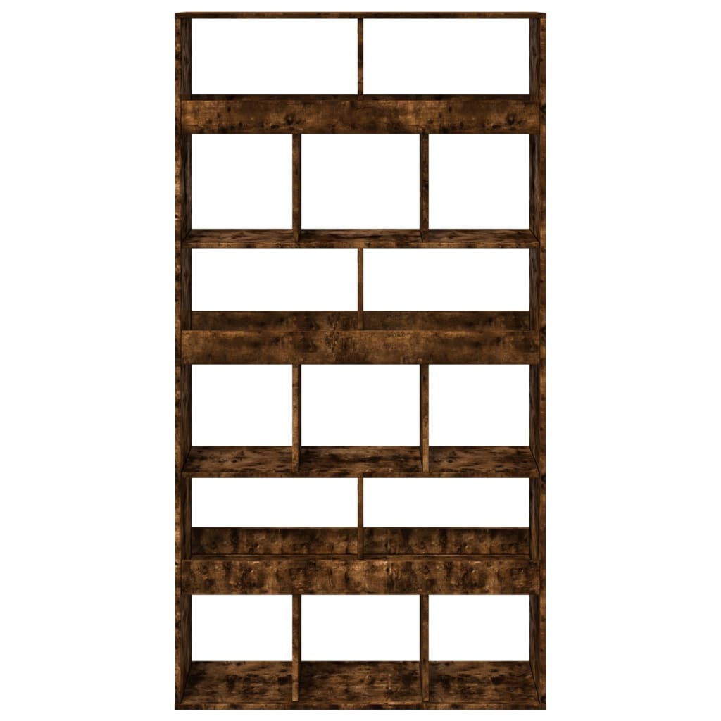 Knihovna Kouřový Dub 100 X 33 X 187,5 Cm Kompozitní Dřevo