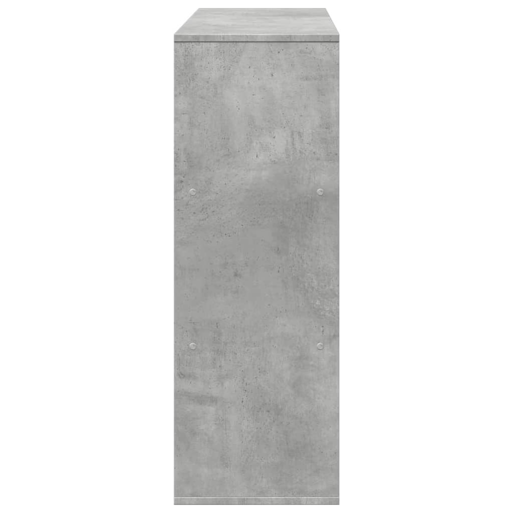 Dělicí Stěna Betonově Šedá 100 X 33 X 94,5 Cm Kompozitní Dřevo