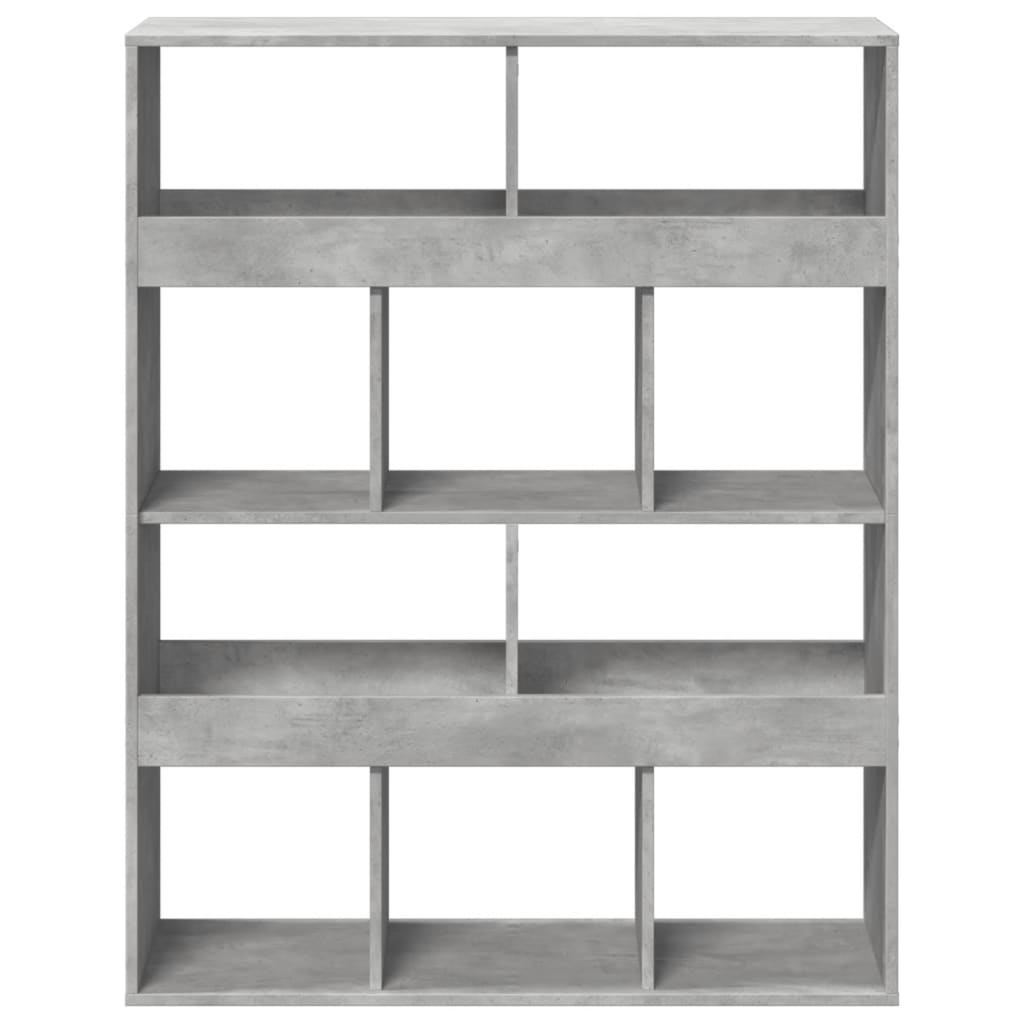 Dělicí Stěna Betonově Šedá 100 X 33 X 125,5 Cm Kompozitní Dřevo