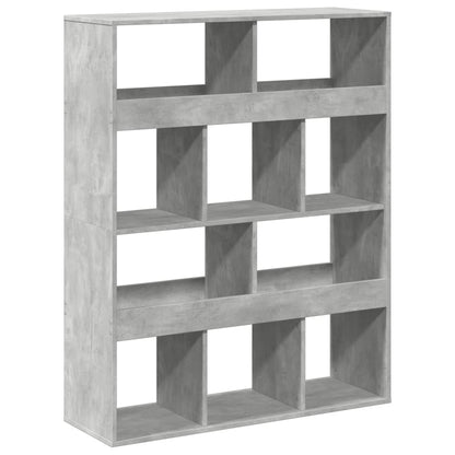 Dělicí Stěna Betonově Šedá 100 X 33 X 125,5 Cm Kompozitní Dřevo