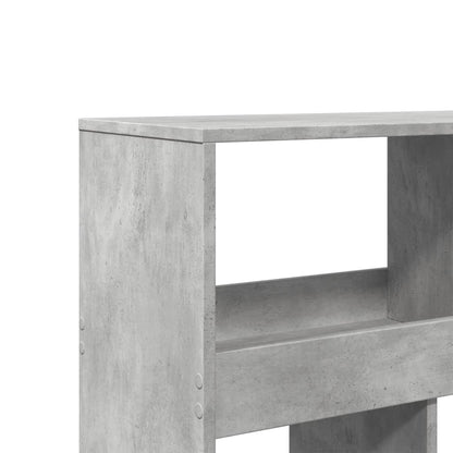 Dělicí Stěna Betonově Šedá 100 X 33 X 125,5 Cm Kompozitní Dřevo