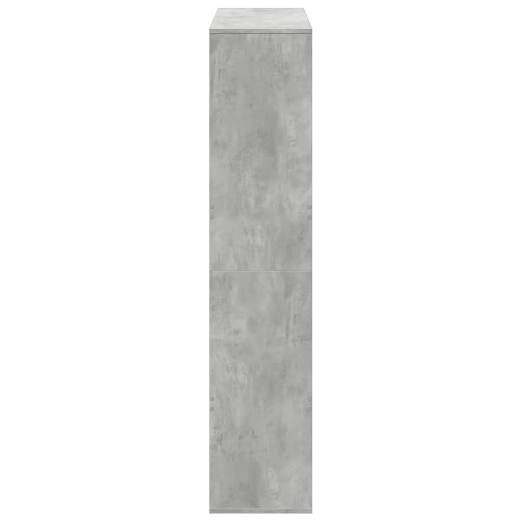 Dělicí Stěna Betonově Šedá 100 X 33 X 156,5 Cm Kompozitní Dřevo