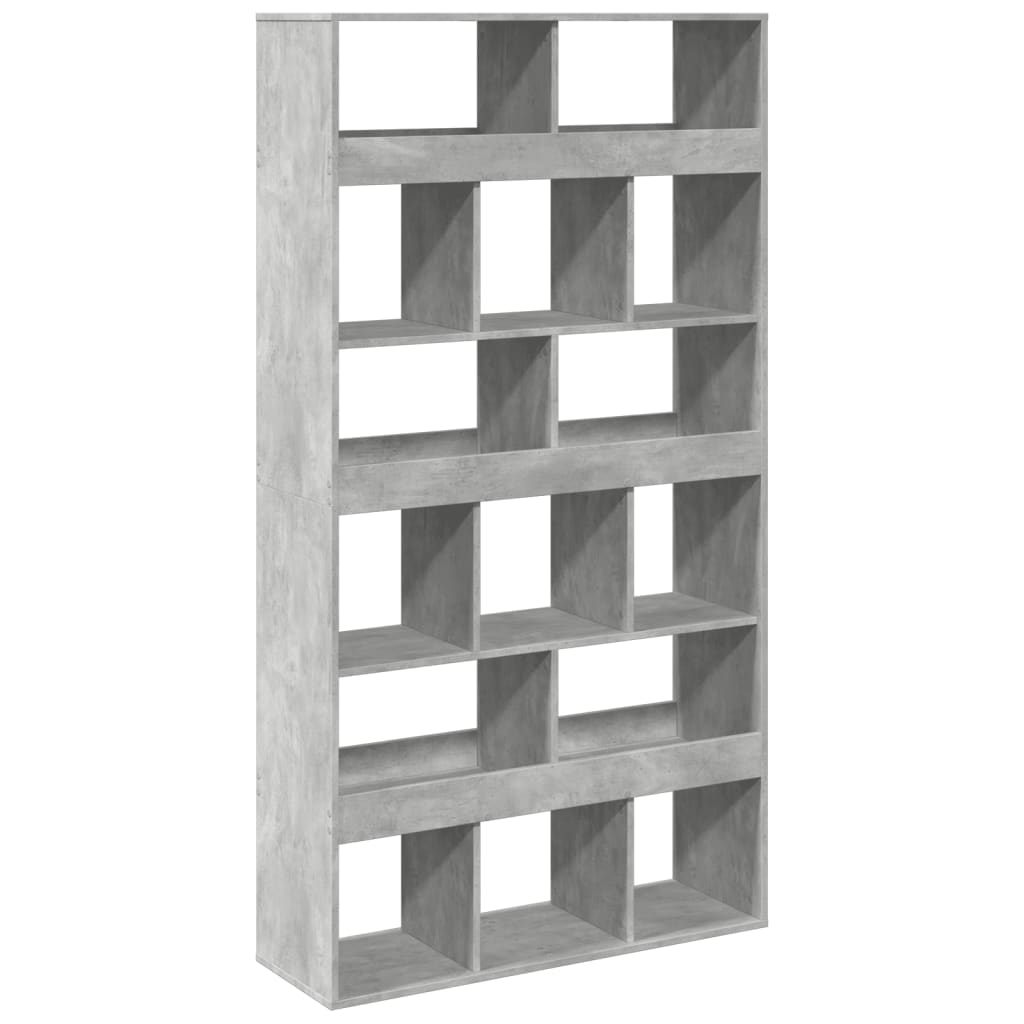 Dělicí Stěna Betonově Šedá 100 X 33 X 187,5 Cm Kompozitní Dřevo