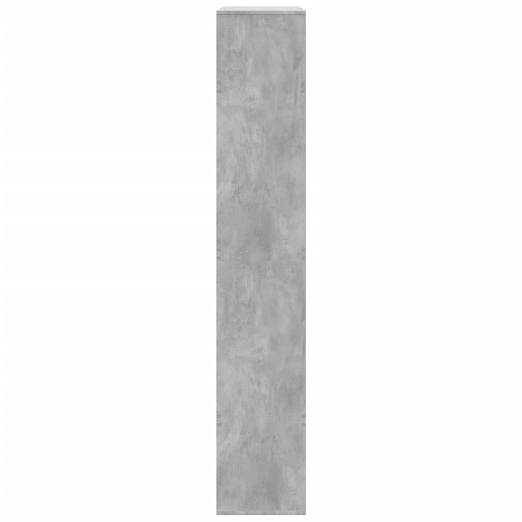 Dělicí Stěna Betonově Šedá 100 X 33 X 187,5 Cm Kompozitní Dřevo