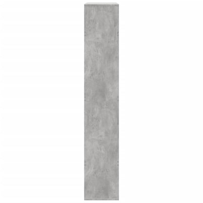 Dělicí Stěna Betonově Šedá 100 X 33 X 187,5 Cm Kompozitní Dřevo