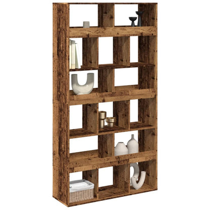 Dělicí Stěna Old Wood 100 X 33 X 187,5 Cm Kompozitní Dřevo
