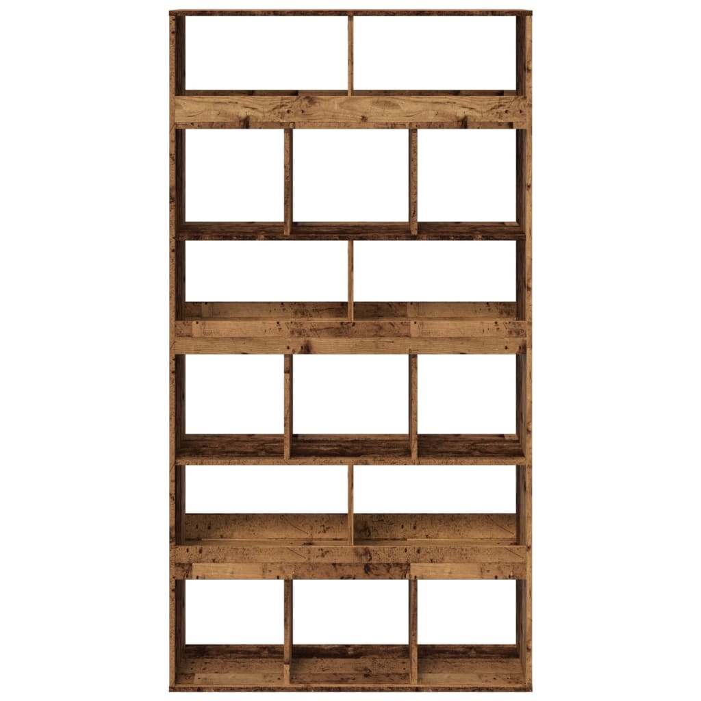 Dělicí Stěna Old Wood 100 X 33 X 187,5 Cm Kompozitní Dřevo