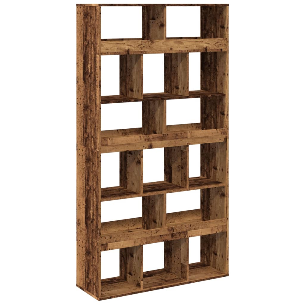 Dělicí Stěna Old Wood 100 X 33 X 187,5 Cm Kompozitní Dřevo
