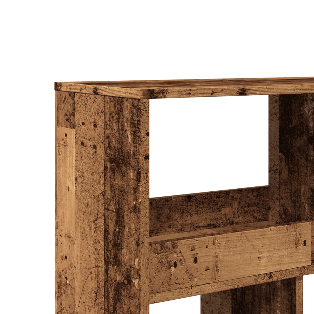 Dělicí Stěna Old Wood 100 X 33 X 187,5 Cm Kompozitní Dřevo