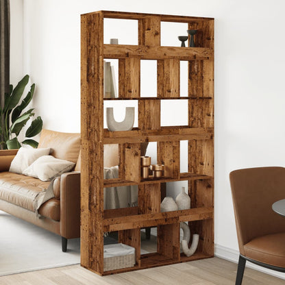 Dělicí Stěna Old Wood 100 X 33 X 187,5 Cm Kompozitní Dřevo