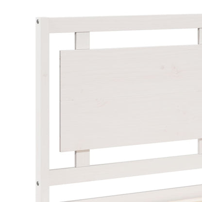 Prodloužený Rám Postele Bez Matrace Bílý 160 X 210 Cm Masiv