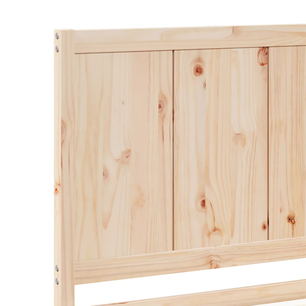 Prodloužený Rám Postele Bez Matrace 100 X 210 Cm Masivní Dřevo