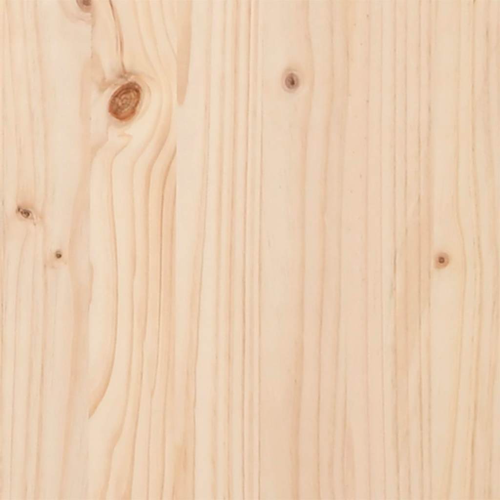 Prodloužený Rám Postele Bez Matrace 200 X 210 Cm Masivní Dřevo