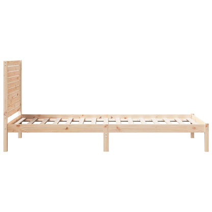 Prodloužený Rám Postele Bez Matrace 100 X 210 Cm Masivní Dřevo