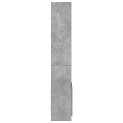 Skříň Highboard Betonově Šedá 63 X 33 X 180 Cm Kompozitní Dřevo
