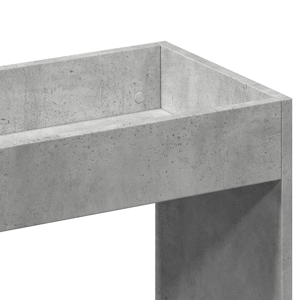 Skříň Highboard Betonově Šedá 63 X 33 X 180 Cm Kompozitní Dřevo