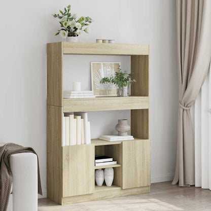 Skříň Highboard 63 X 33 X Kompozitní Dřevo Dub Sonoma
