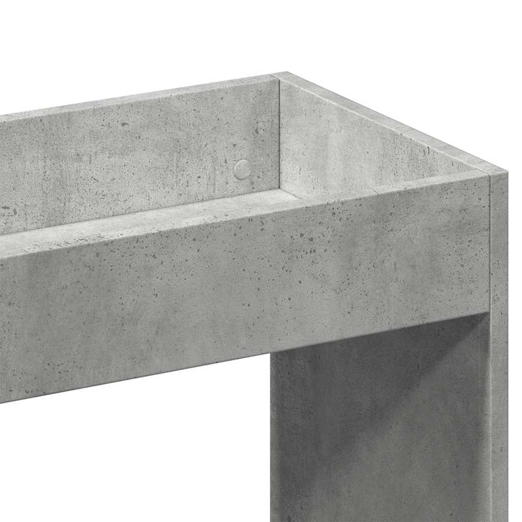 Skříň Highboard Betonově Šedá 92 X 33 X 140 Cm Kompozitní Dřevo