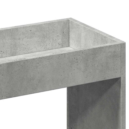 Skříň Highboard Betonově Šedá 92 X 33 X 140 Cm Kompozitní Dřevo