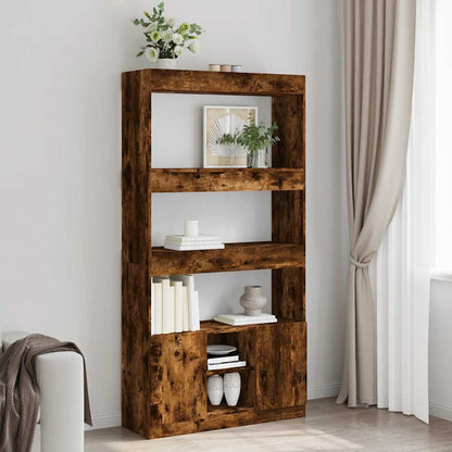 Skříň Highboard 63 X 33 X Kompozitní Dřevo Kouřový Dub