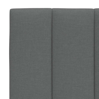 Polštář Na Čelo Postele Hanko Tmavě Šedý Textil