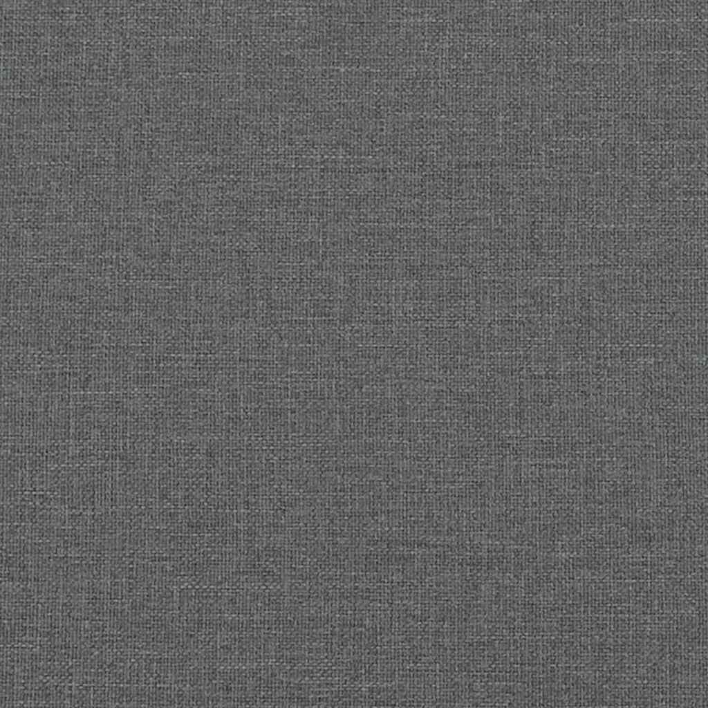 Polštář Na Čelo Postele Hanko Tmavě Šedý Textil