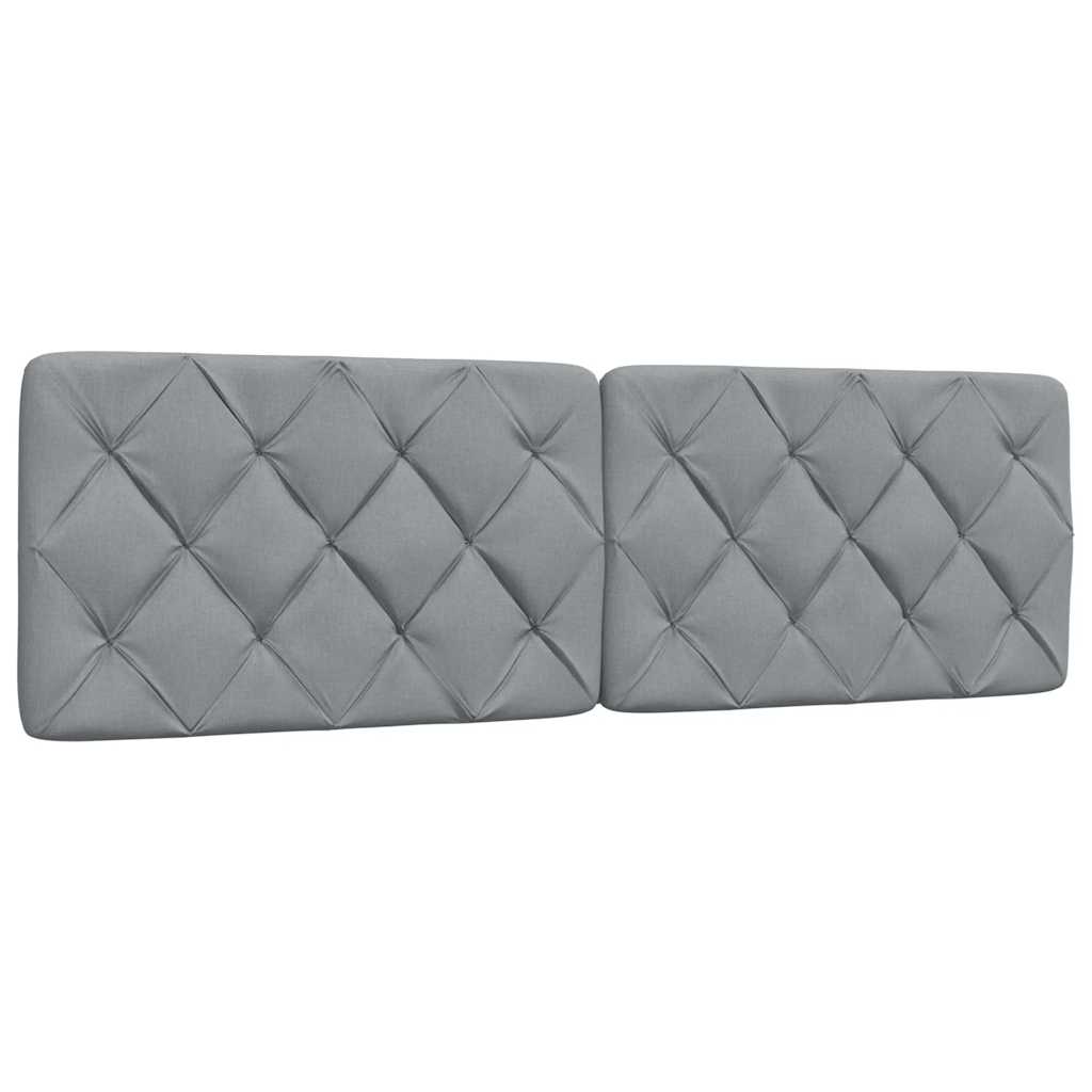 Polštář Na Čelo Postele Tmavě Šedý Textil