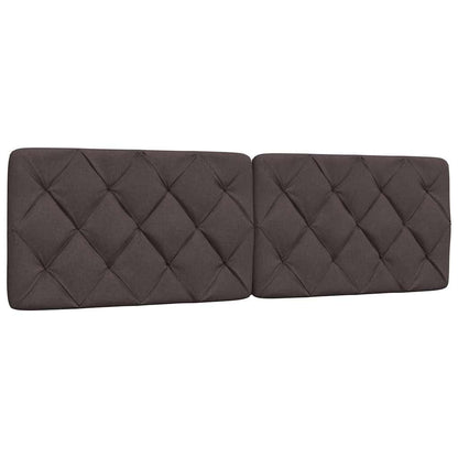 Polštář Na Čelo Postele Tmavě Šedý Textil