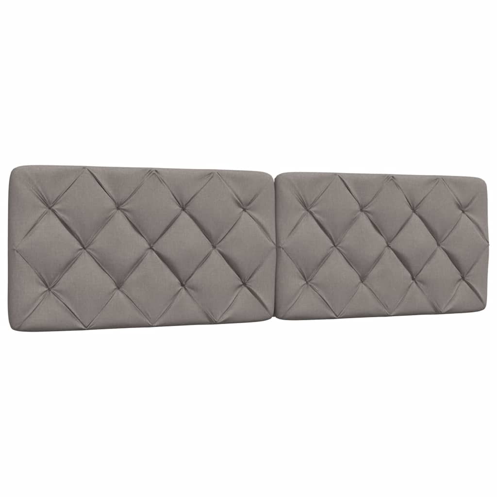 Polštář Na Čelo Postele Tmavě Šedý Textil