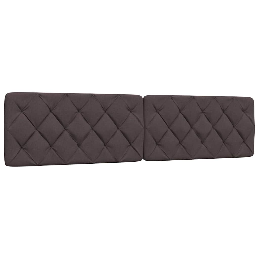 Polštář Na Čelo Postele Tmavě Šedý Textil