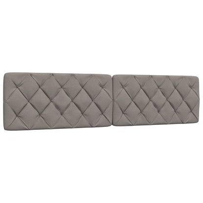 Polštář Na Čelo Postele Tmavě Šedý Textil