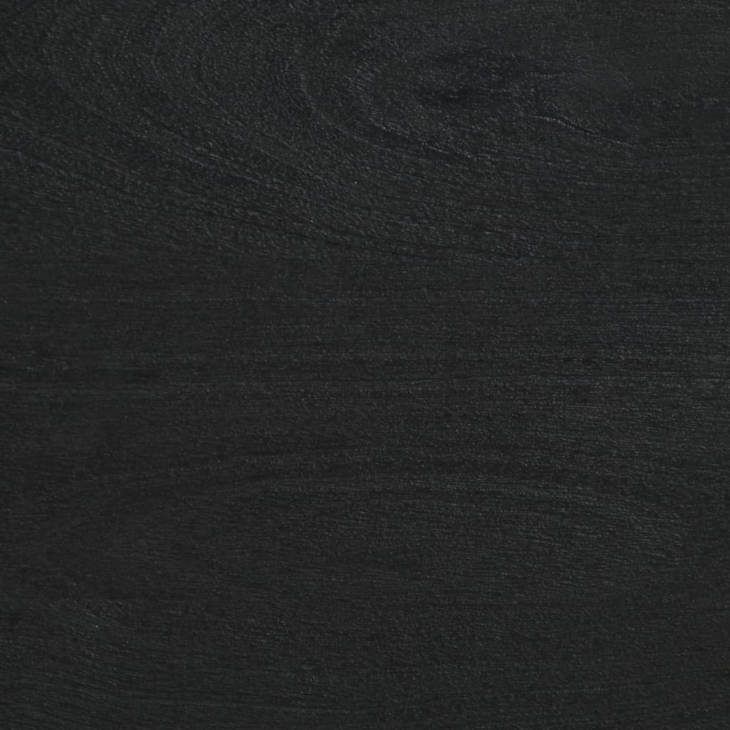 Příborníky 2 Ks Černé 60 X 33 X 75 Cm Kompozitní Dřevo Přírodní