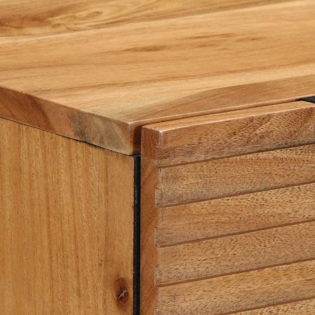 Sestava Komody 3 Ks 180 X 33 X 75 Cm Masivní Akátové Dřevo