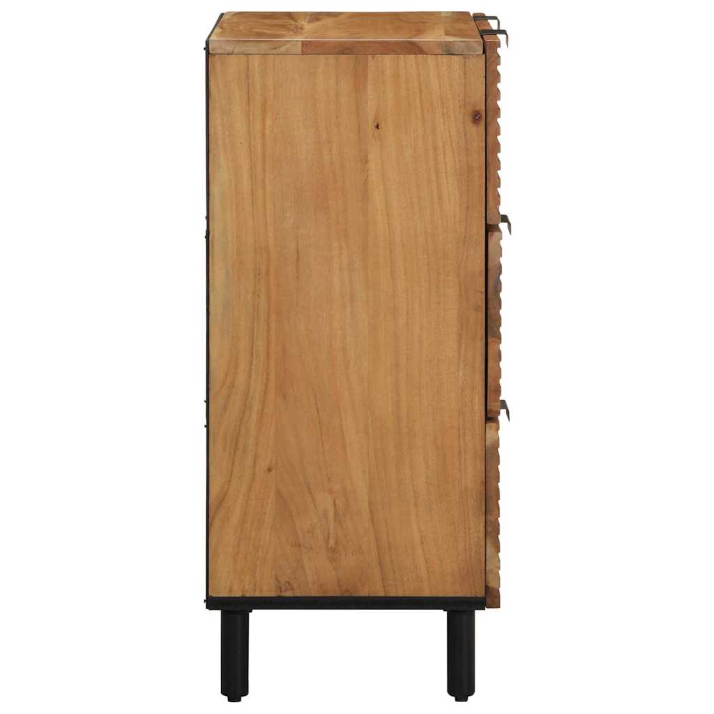 Sestava Komody 3 Ks 180 X 33 X 75 Cm Masivní Akátové Dřevo