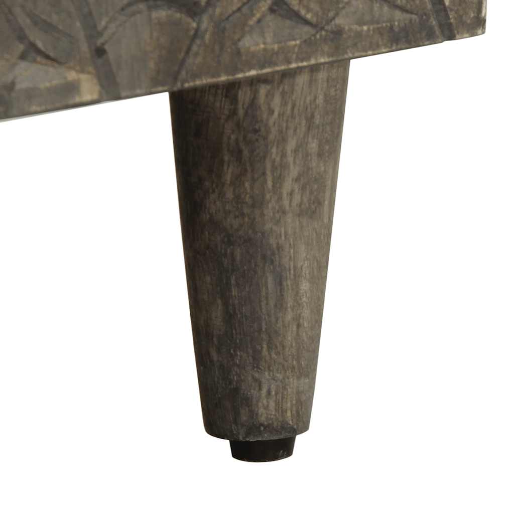 3 Kusy Příborníků Světle Šedá 60X33,5X75 Cm Masivní Dřevo Mango