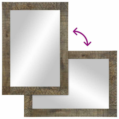 3Dílná Koupelnová Sestava Masivní Mangovníkové Dřevo