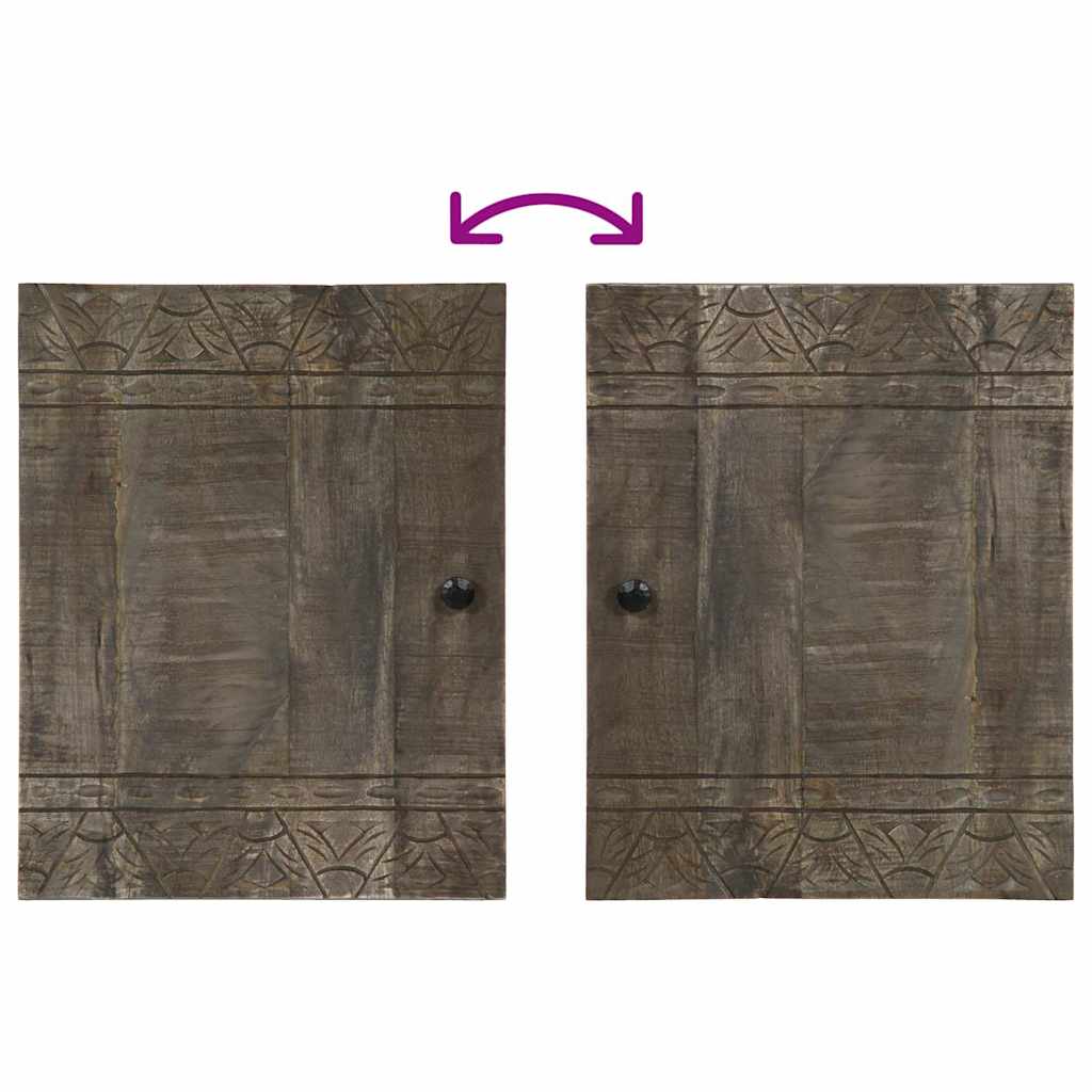 5Dílná Koupelnová Sestava Masivní Mangovníkové Dřevo