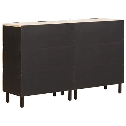 Servírovací Skříň 2 Ks 60 X 33 X 75 Cm Masivní Mangové Dřevo