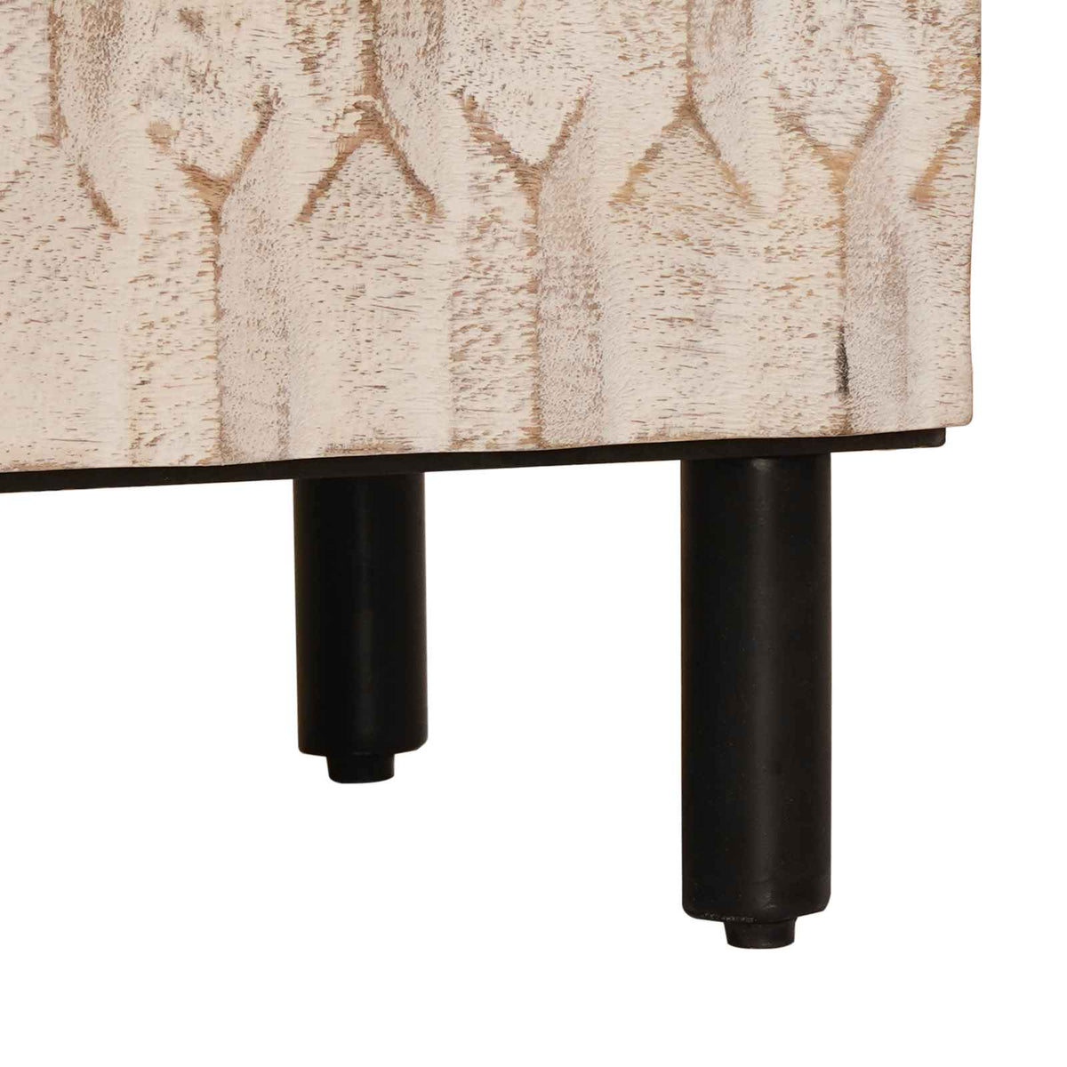Servírovací Skříň 3 Ks 60 X 33 X 75 Cm Masivní Mangové Dřevo