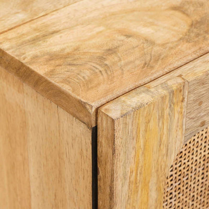 Servírovací Skříň 2 Ks 60 X 33 X 75 Cm Masivní Mangové Dřevo