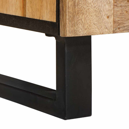 Servírovací Skříň 2 Ks 60 X 33 X 75 Cm Masivní Mangové Dřevo
