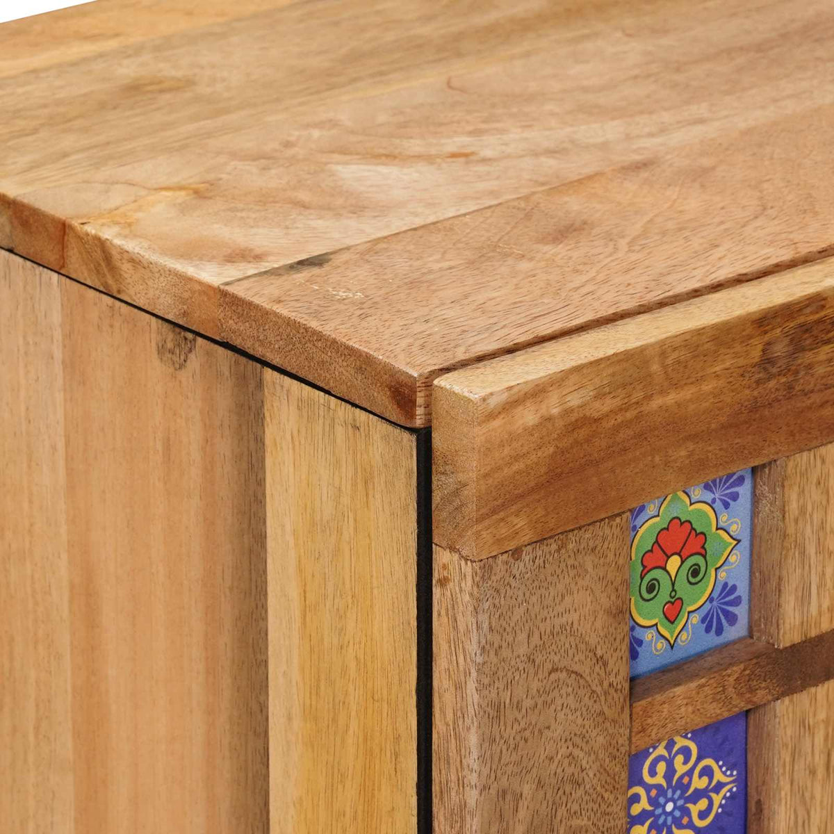 Servírovací Skříň 2 Ks 60 X 33 X 75 Cm Masivní Mangové Dřevo