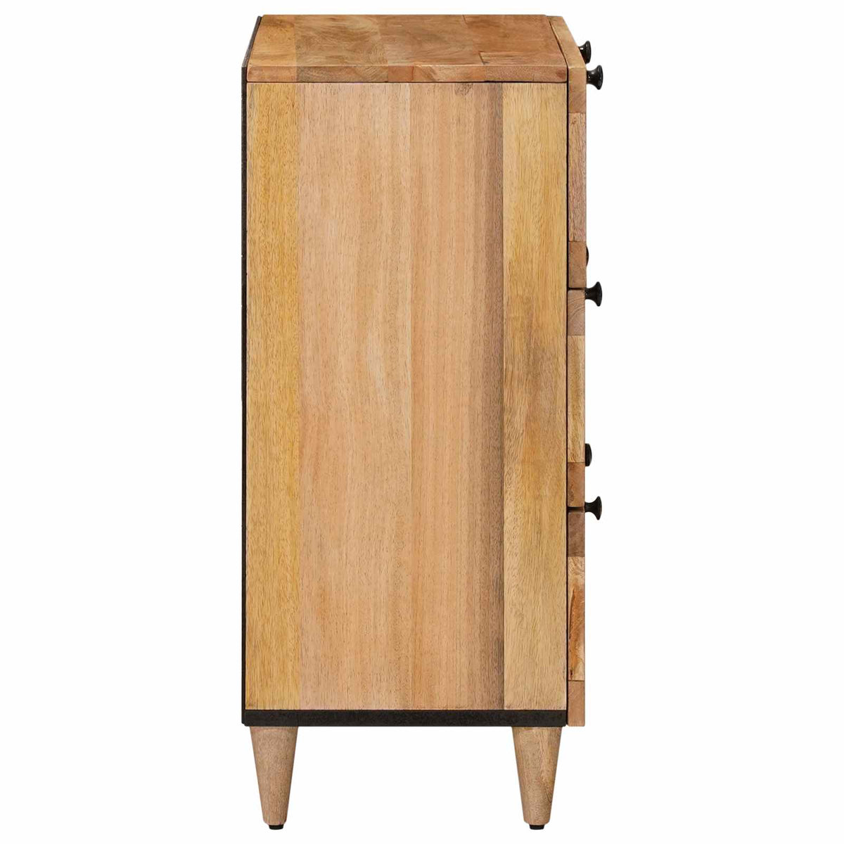 Servírovací Skříň 2 Ks 60 X 33 X 75 Cm Masivní Mangové Dřevo