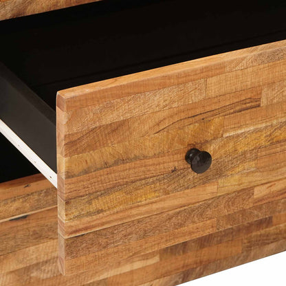 Servírovací Skříň 3 Ks 60 X 33 X 75 Cm Masivní Mangové Dřevo