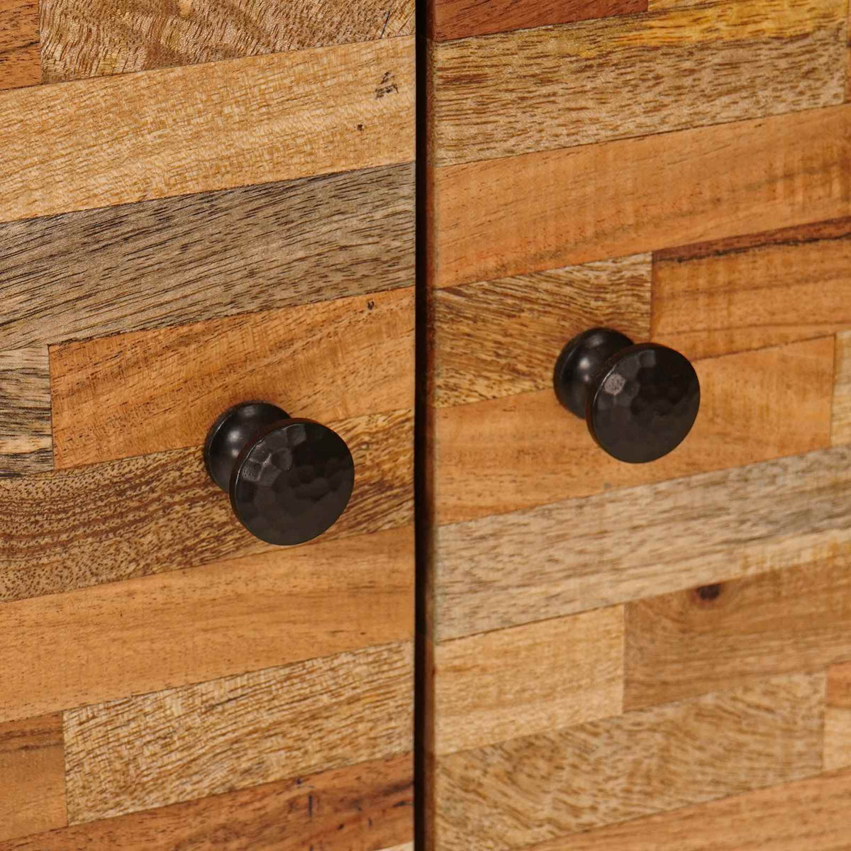 Servírovací Skříň 3 Ks 60 X 33 X 75 Cm Masivní Mangové Dřevo