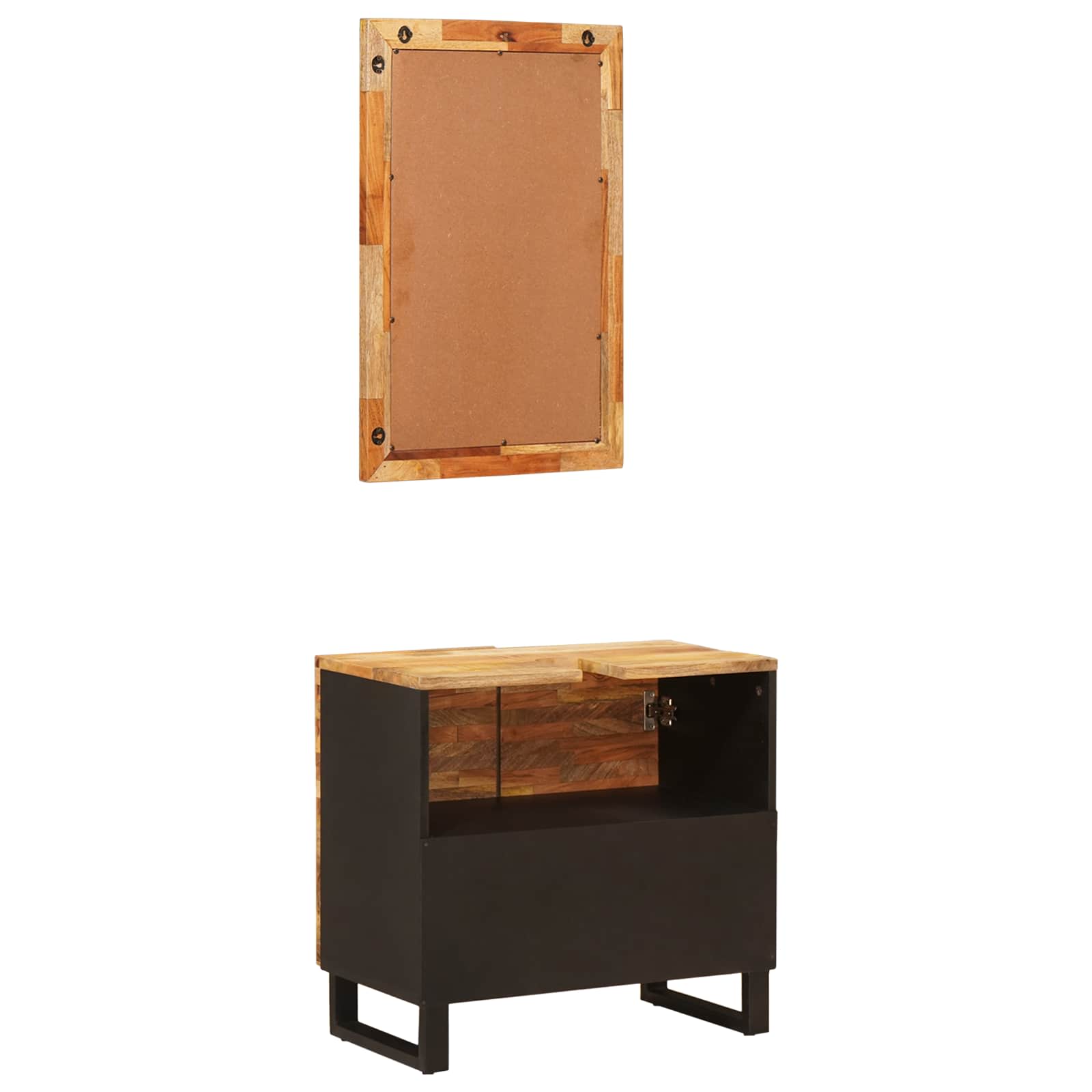 Koupelnové Sady 2 Ks Přírodní 62 X 33 X 68 Cm