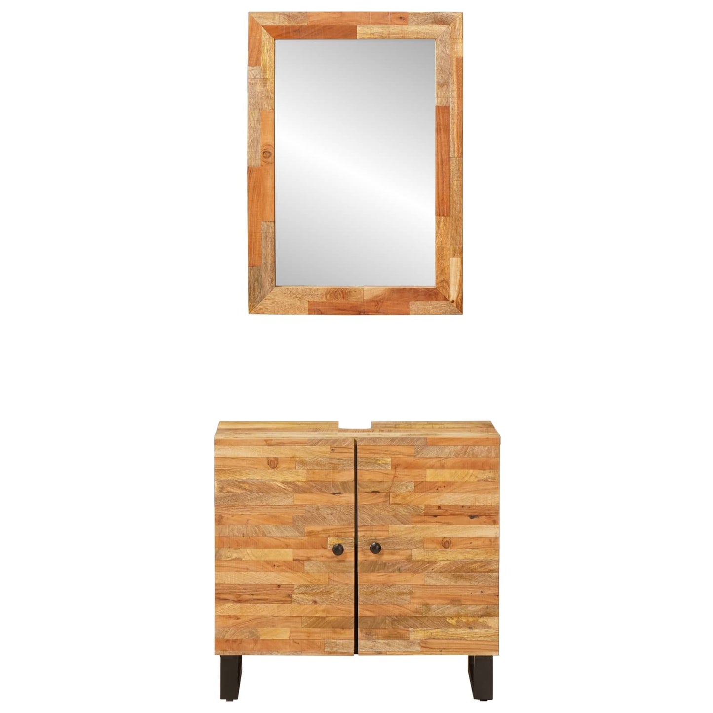 Koupelnové Sady 2 Ks Přírodní 62 X 33 X 68 Cm